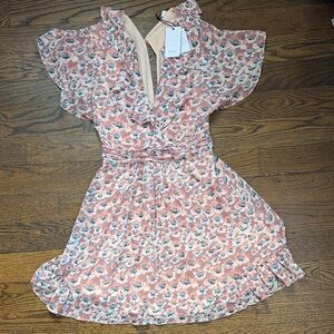 Reiss Pink Floral Dress